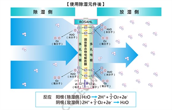 使用除湿元器之后 水印