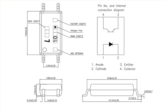 LTV-1008-TP1-G 外形尺寸