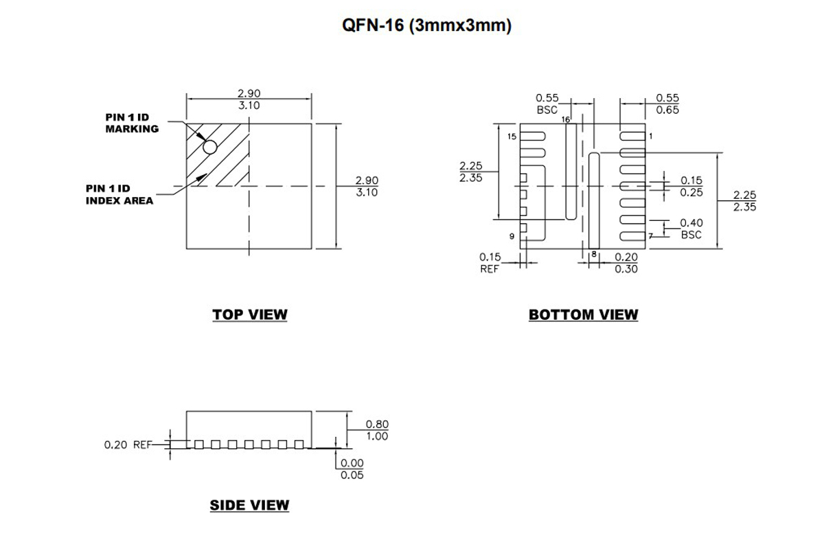 MP8770GQ-Z 外形尺寸
